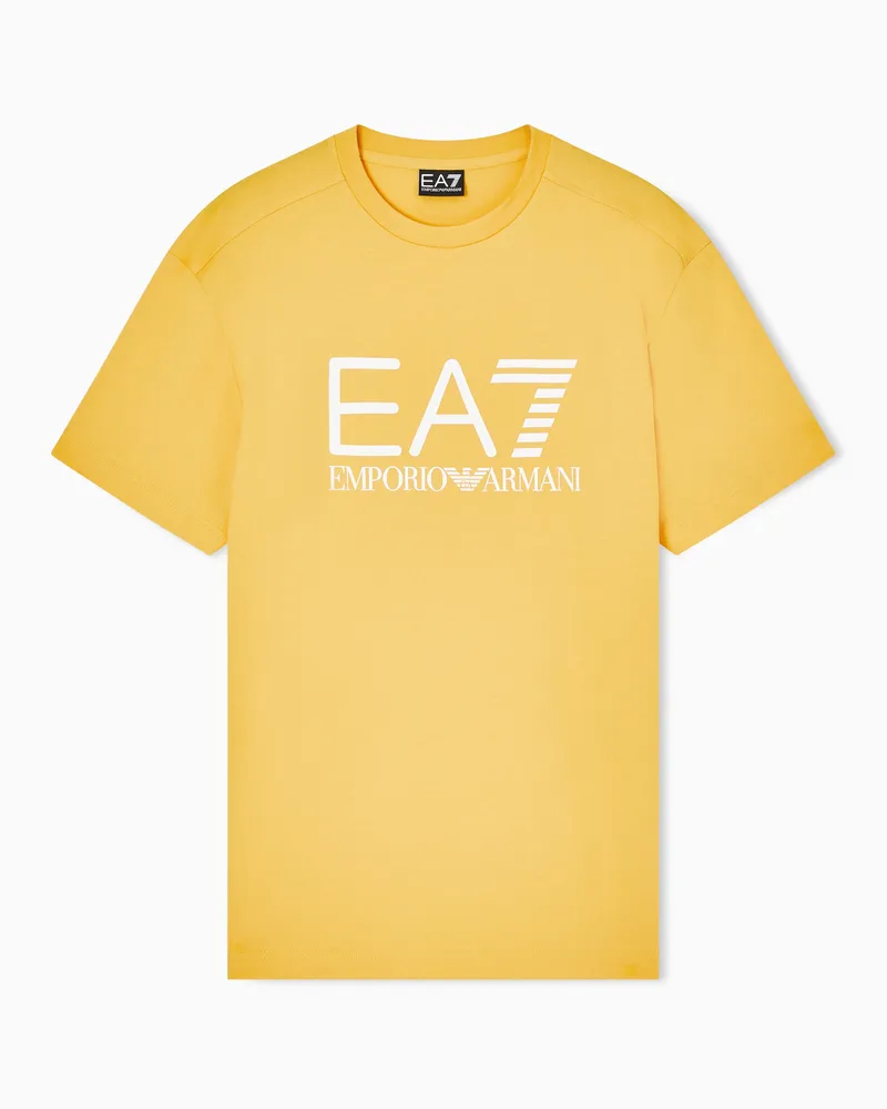 EA7 Regular Fit T-Shirts Gelb