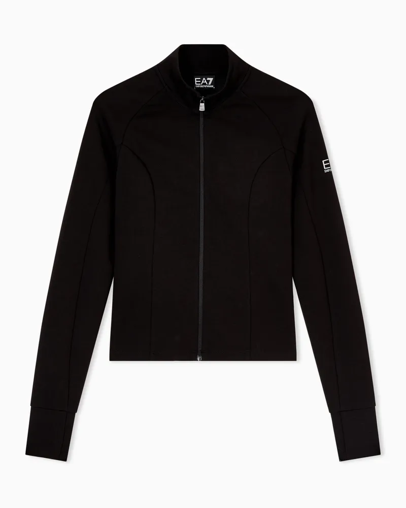 EA7 Sweatshirts mit Reißverschluss Schwarz