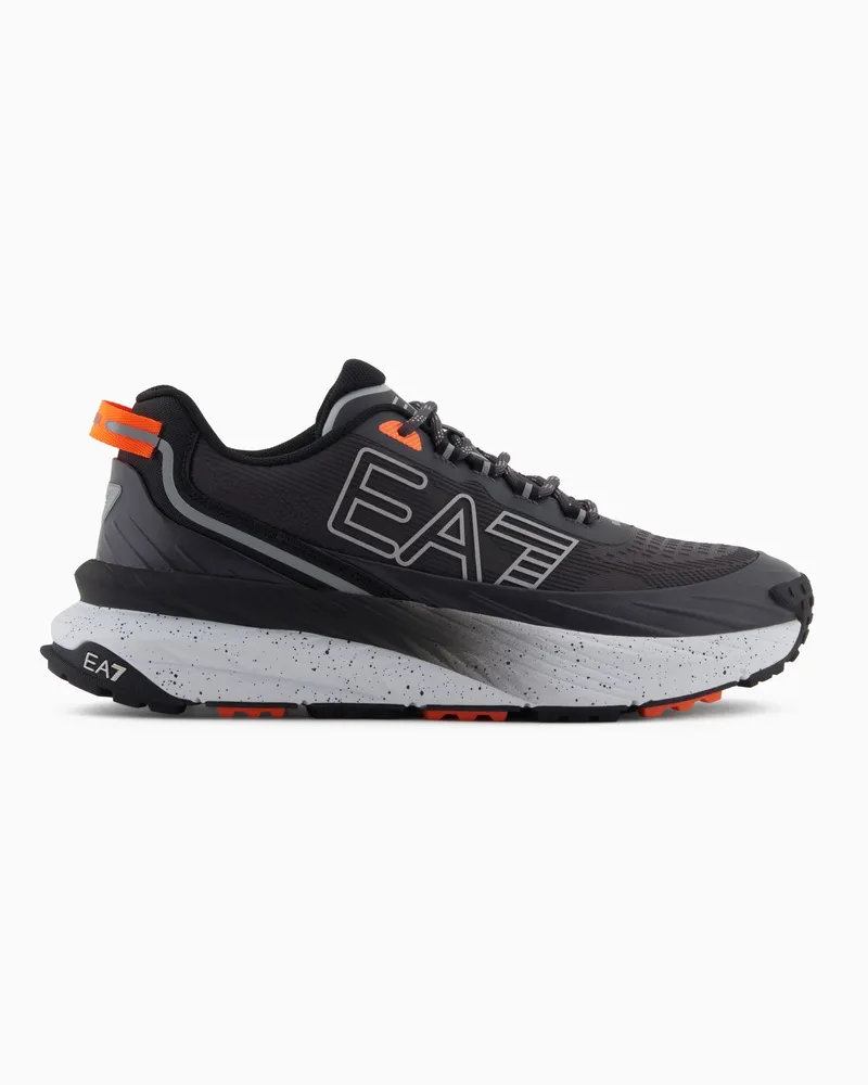 EA7 Crusher Distance Sonic Trail Sneaker Schwarz
