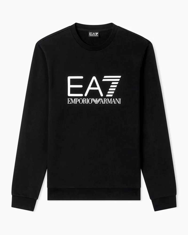 EA7 Sweatshirts ohne Kapuze Schwarz