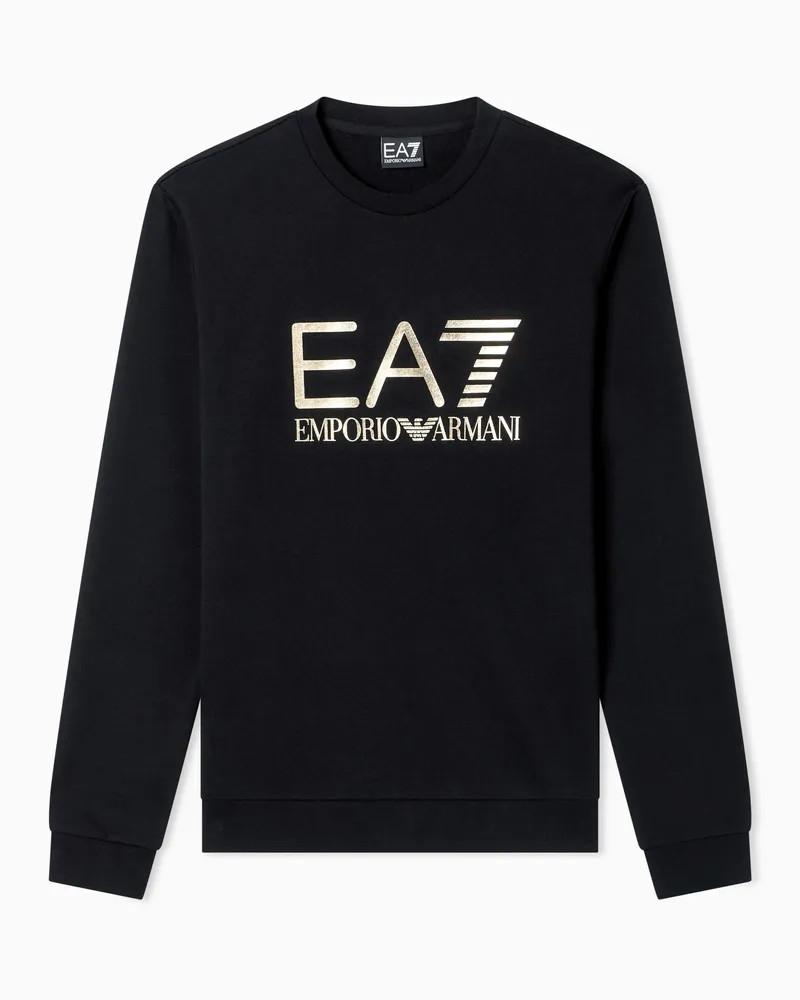 EA7 Sweatshirts ohne Kapuze Schwarz