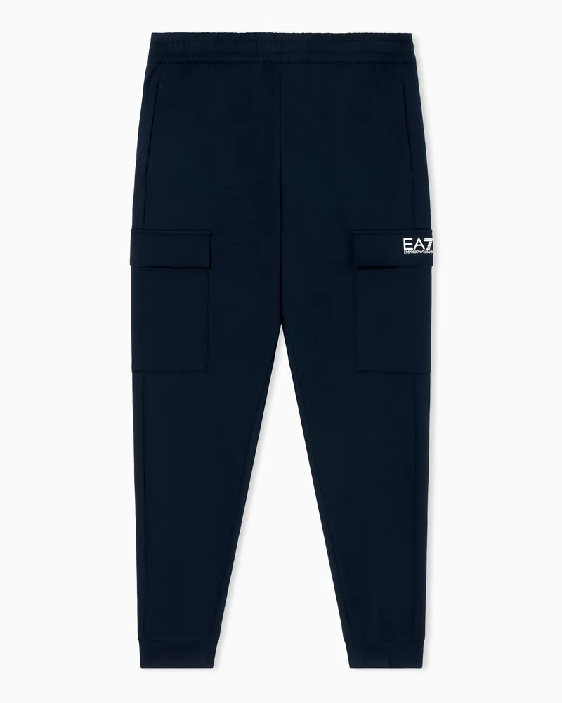 EA7 Core Identity Cargo-Hose aus Baumwolle Blau