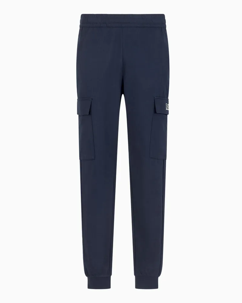 EA7 Core Identity Cargo-Hose aus Baumwolle Blau