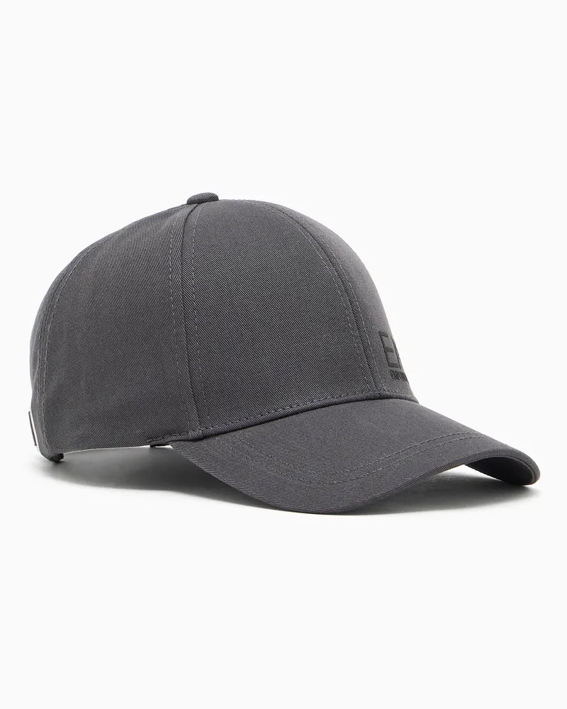 EA7 Train Core Baseballcap aus Baumwolle Schwarz