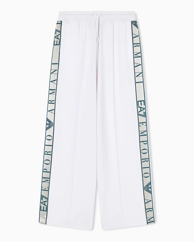 EA7 Dynamic Athlete Hose aus „Natural VENTUS7“-Funktionsgewebe Weiß