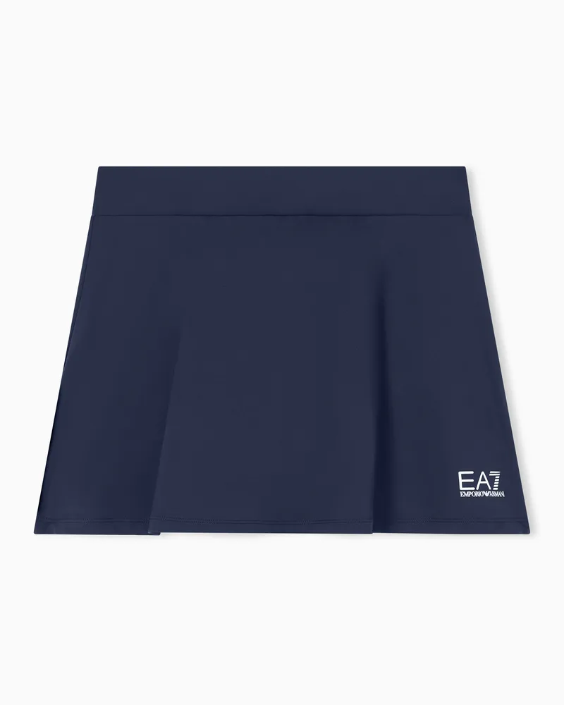 EA7 Tennis Pro Minirock aus VENTUS7-Funktionsgewebe Blau