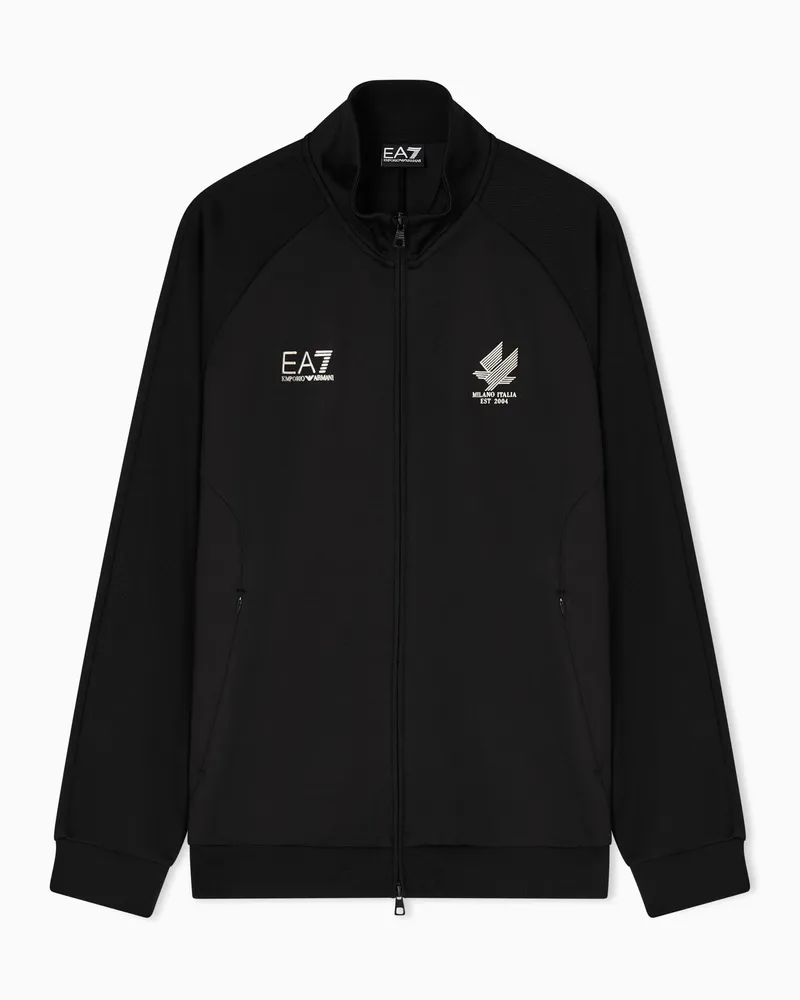 EA7 Sweatshirts mit Reißverschluss Schwarz
