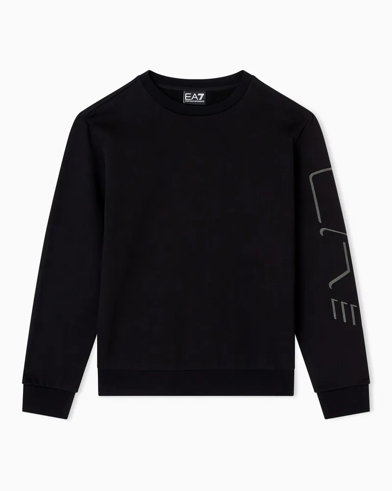 EA7 Sweatshirts ohne Kapuze Schwarz