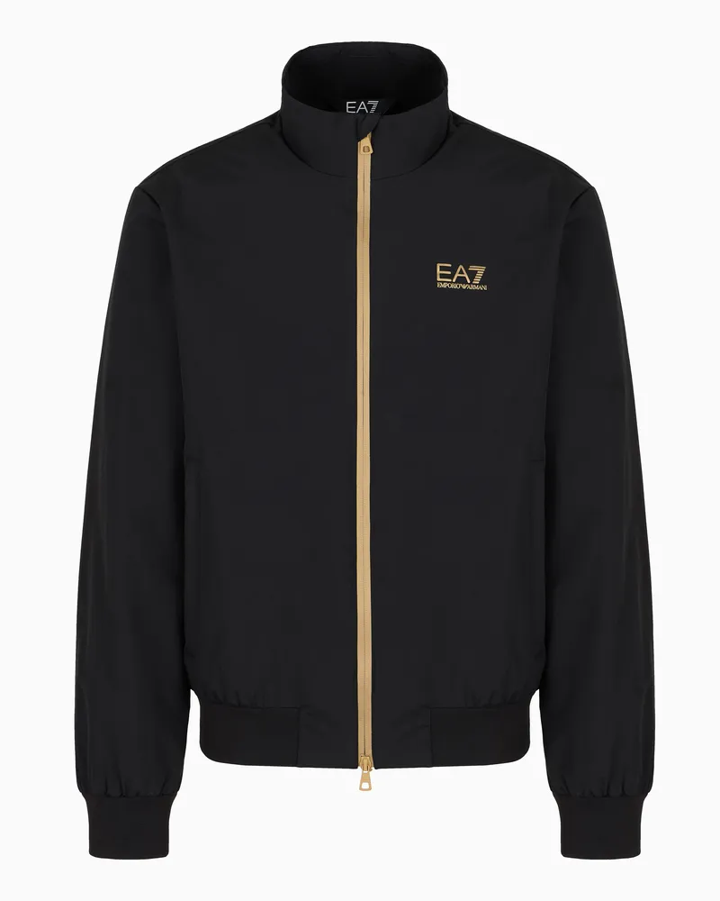 EA7 Core Identity Bomberjacke aus Funktionsgewebe Schwarz