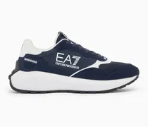 Wader Sneaker aus Veloursleder mit Mesh-Einsätzen