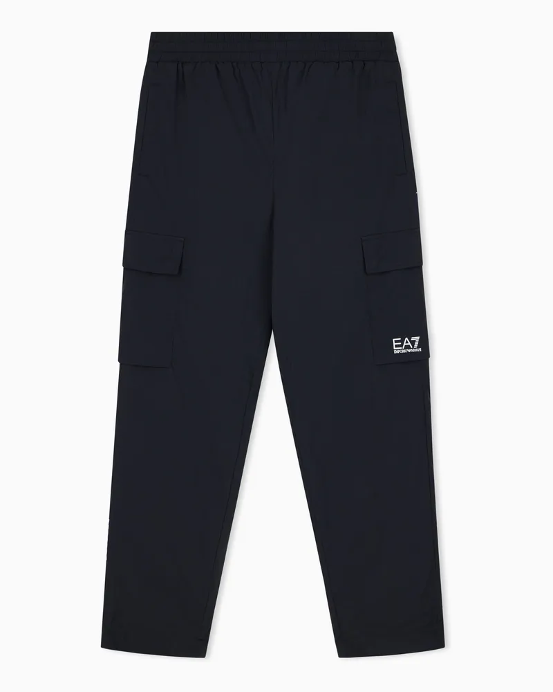 EA7 Cargohose Core Identity im Regular Fit aus Polyamid Schwarz