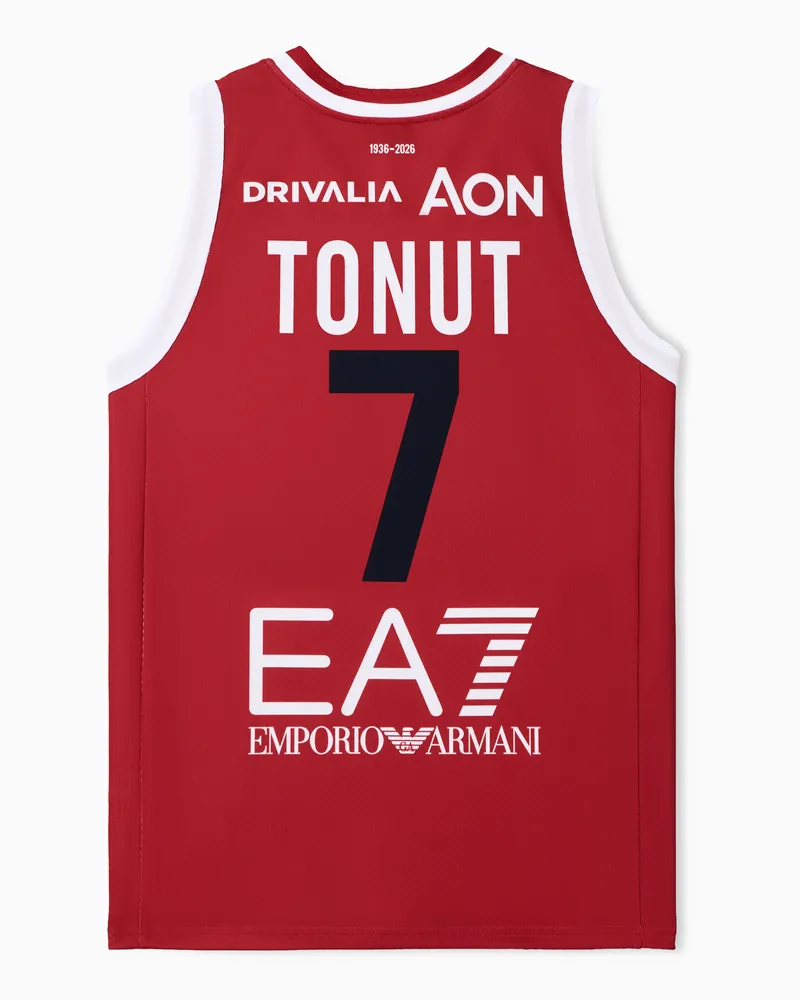 EA7 Olimpia Milano Championship 25/26 Nachbautrikot Rot