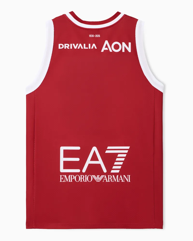 EA7 Olimpia Milano Championship 25/26 Nachbautrikot Rot