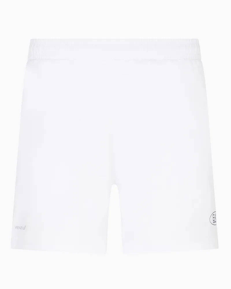 EA7 Tennis Pro Shorts aus VENTUS7-Funktionsgewebe Weiß
