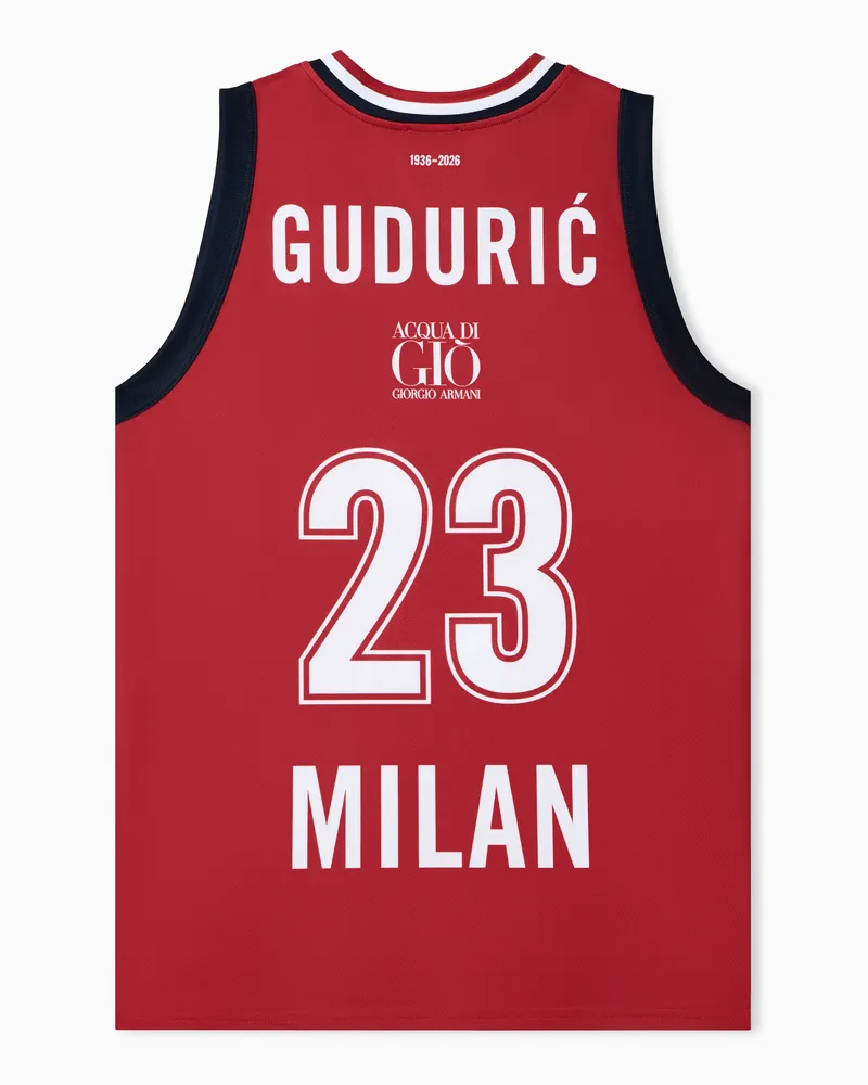 EA7 Olimpia Milano Championship 25/26 Nachbautrikot Rot