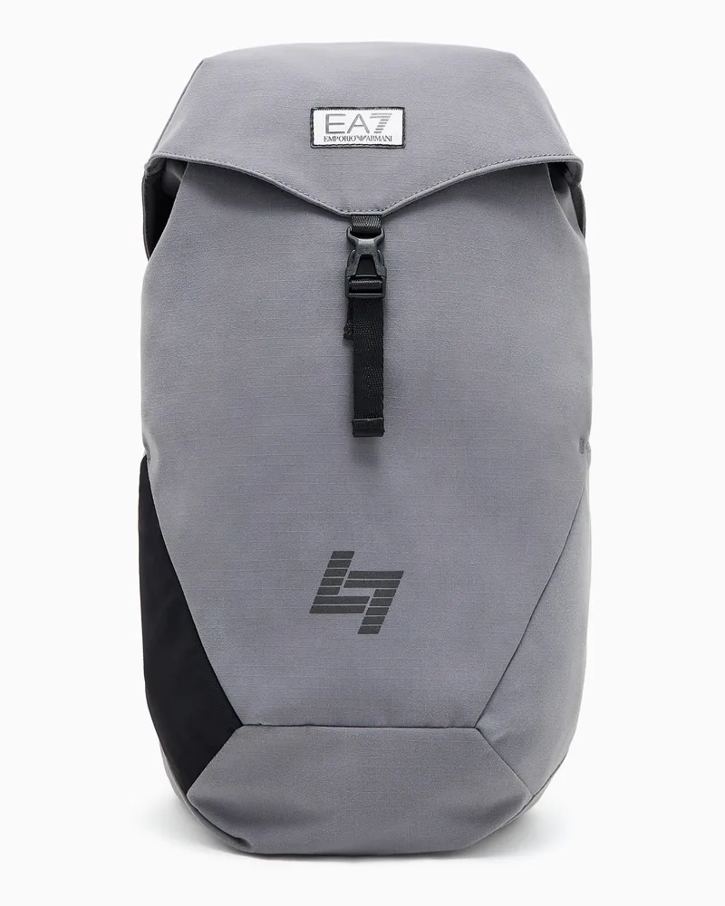 EA7 Rucksack aus Nylon Grau