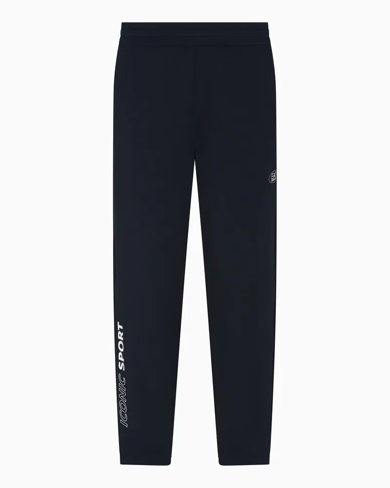 EA7 Armani Blue Sport Jogginghose aus „Natural VENTUS7“-Funktionsgewebe Marineblau