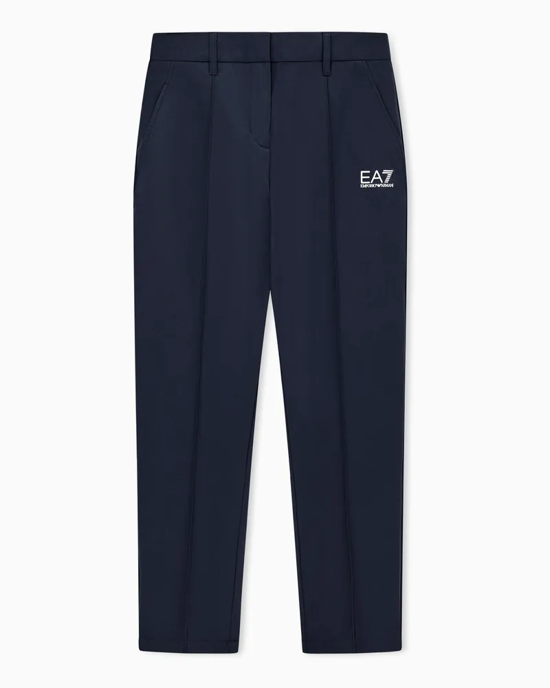 EA7 Gerade geschnittene Golf Pro-Hose aus leichtem und elastischem Material Blau