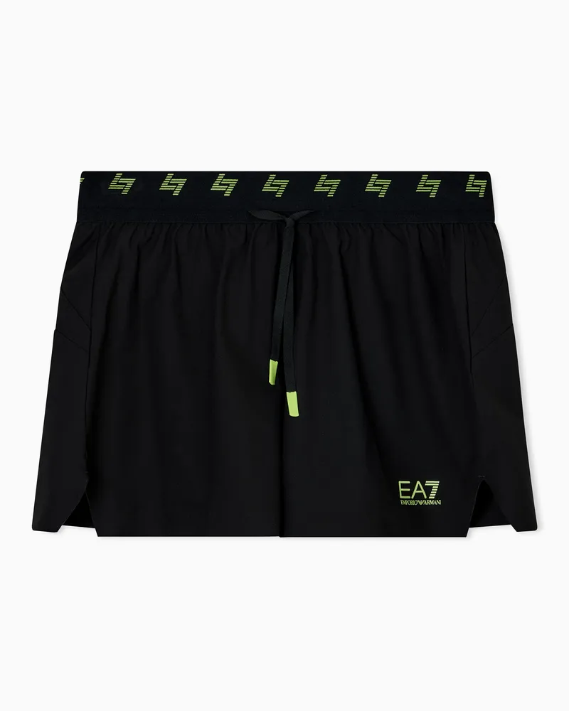 EA7 Dynamic Athlete Shorts aus VENTUS7-Funktionsgewebe Schwarz