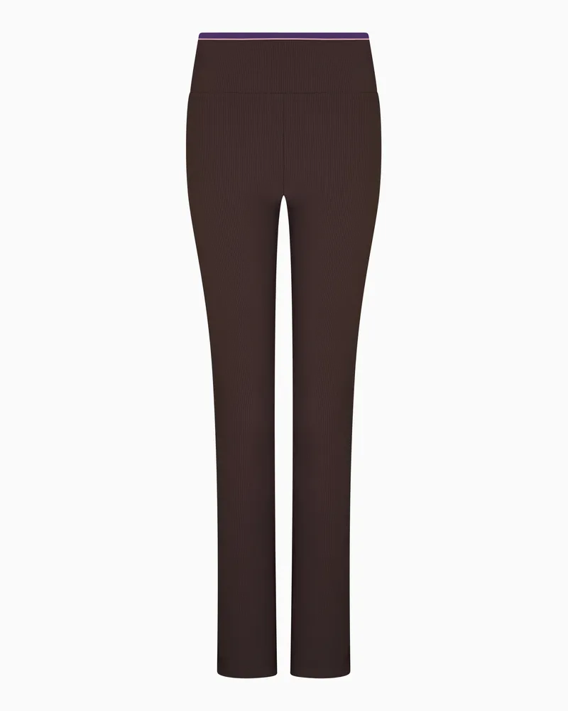 EA7 Dynamic Athlete Leggings aus VIGOR7-Funktionsgewebe Braun