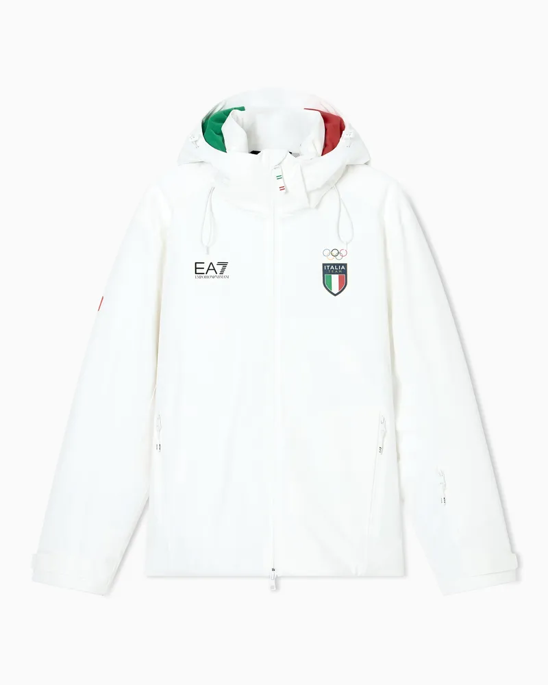 EA7 Skijacke aus PROTECTUM7 Funktionsgewebe mit STRATUM7-Wattierung Weiß