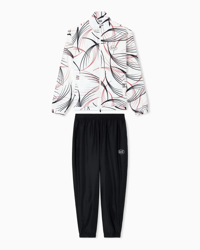 EA7 Tennis Pro Trainingsanzug aus VENTUS7-Funktionsgewebe Weiß