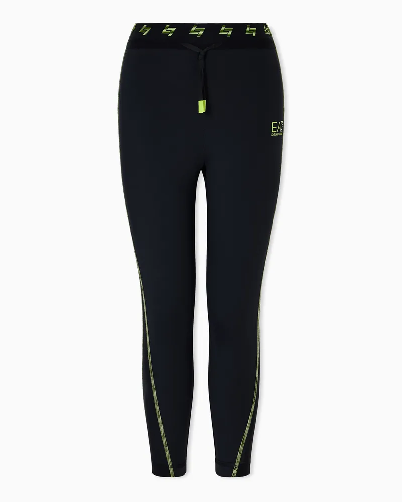 EA7 Dynamic Athlete Leggings aus VENTUS7-Funktionsgewebe Schwarz