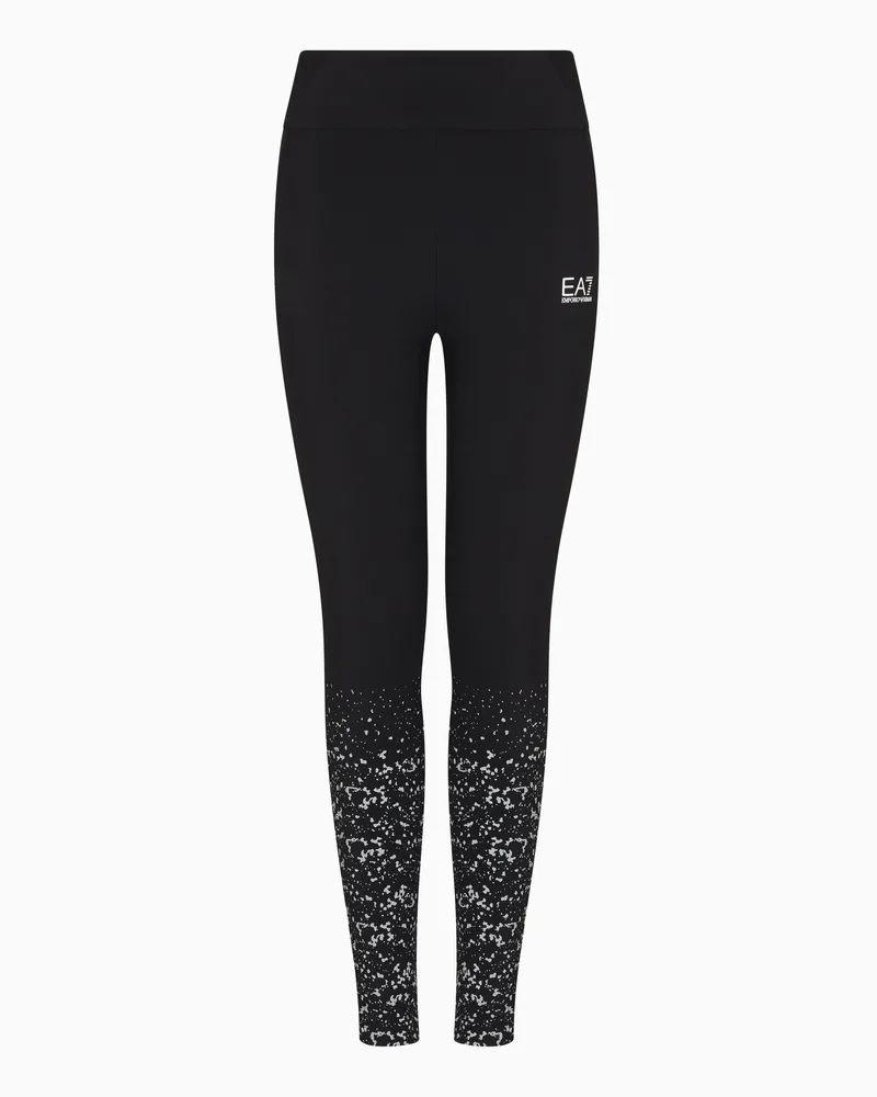 EA7 Dynamic Athlete Leggings aus VENTUS7-Funktionsgewebe Schwarz
