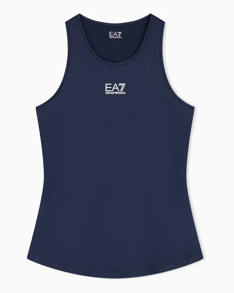 EA7 Tennis Pro Top aus VENTUS7-Funktionsgewebe Marineblau