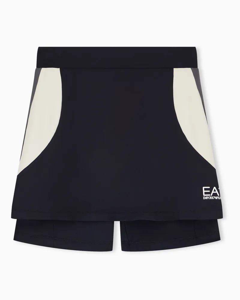 EA7 Rock Tennis Pro aus Jersey mit schmaler Passform Schwarz