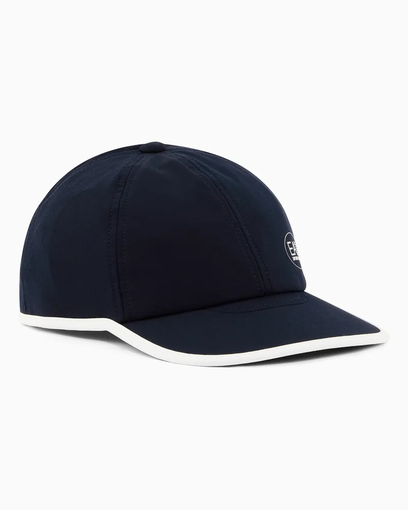 EA7 Golf Pro Baseballcap aus Funktionsgewebe Marineblau