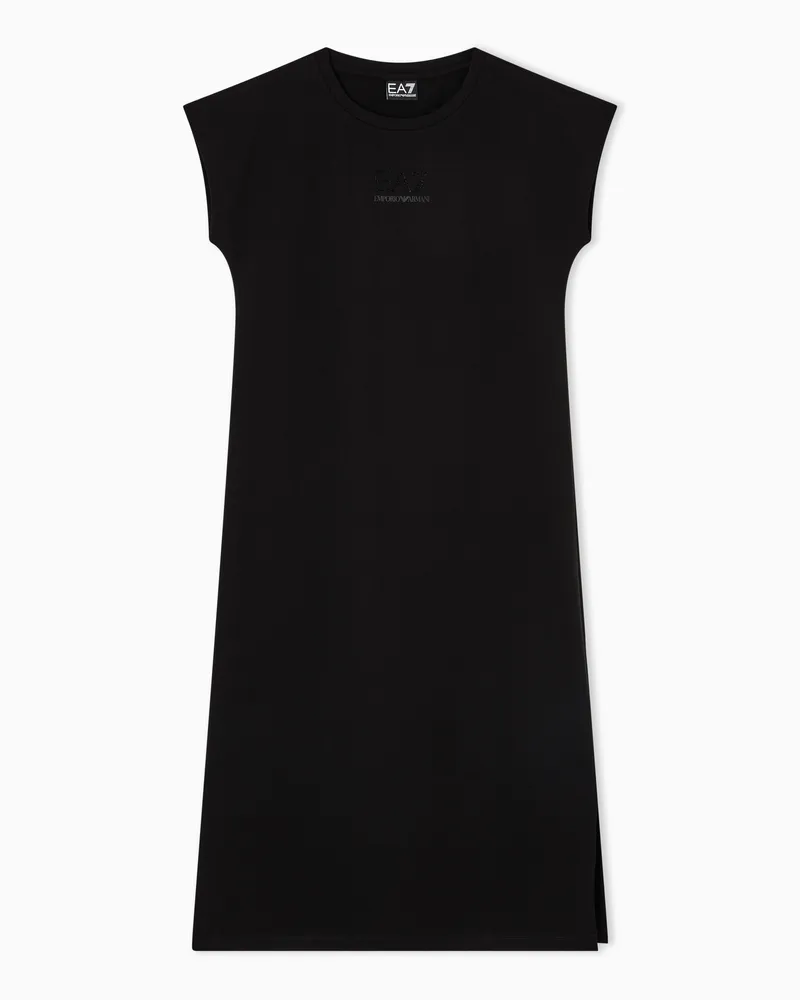 EA7 Midi-Kleider Schwarz