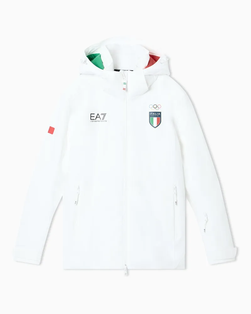 EA7 Skijacke aus PROTECTUM7 Funktionsgewebe mit STRATUM7-Wattierung Weiß