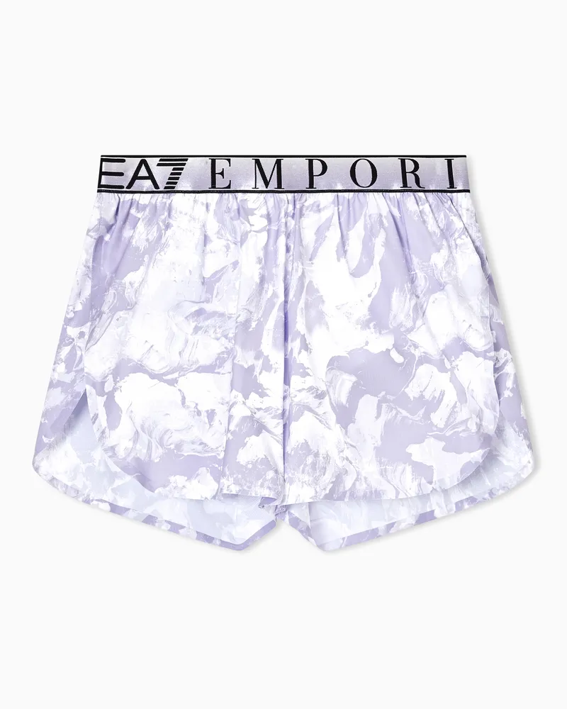 EA7 Shorts aus VENTUS7-Funktionsgewebe Violett