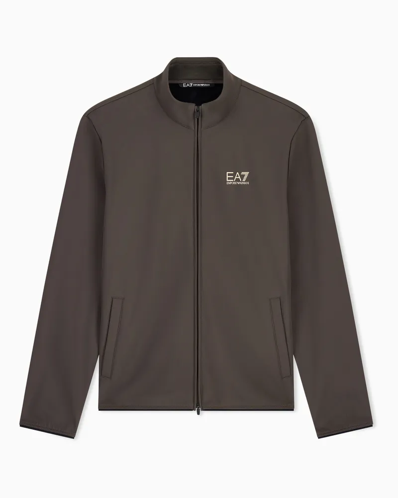EA7 Sweatshirt Golf Pro aus Polyamid und Elastan Braun