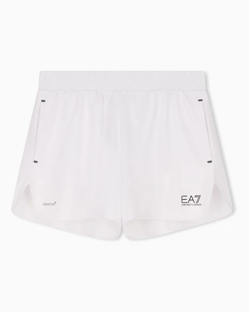 EA7 Shorts Tennis Pro schmal geschnitten mit Ventus7 Weiß