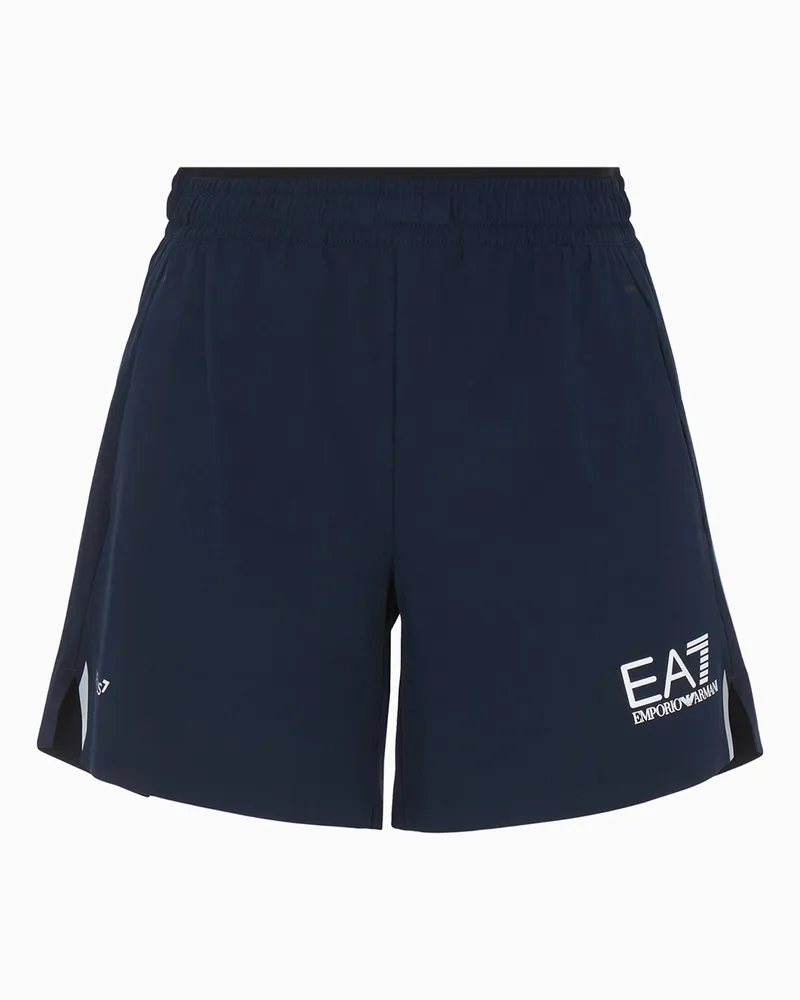 EA7 Tennis Pro Shorts aus VENTUS7-Funktionsgewebe Marineblau