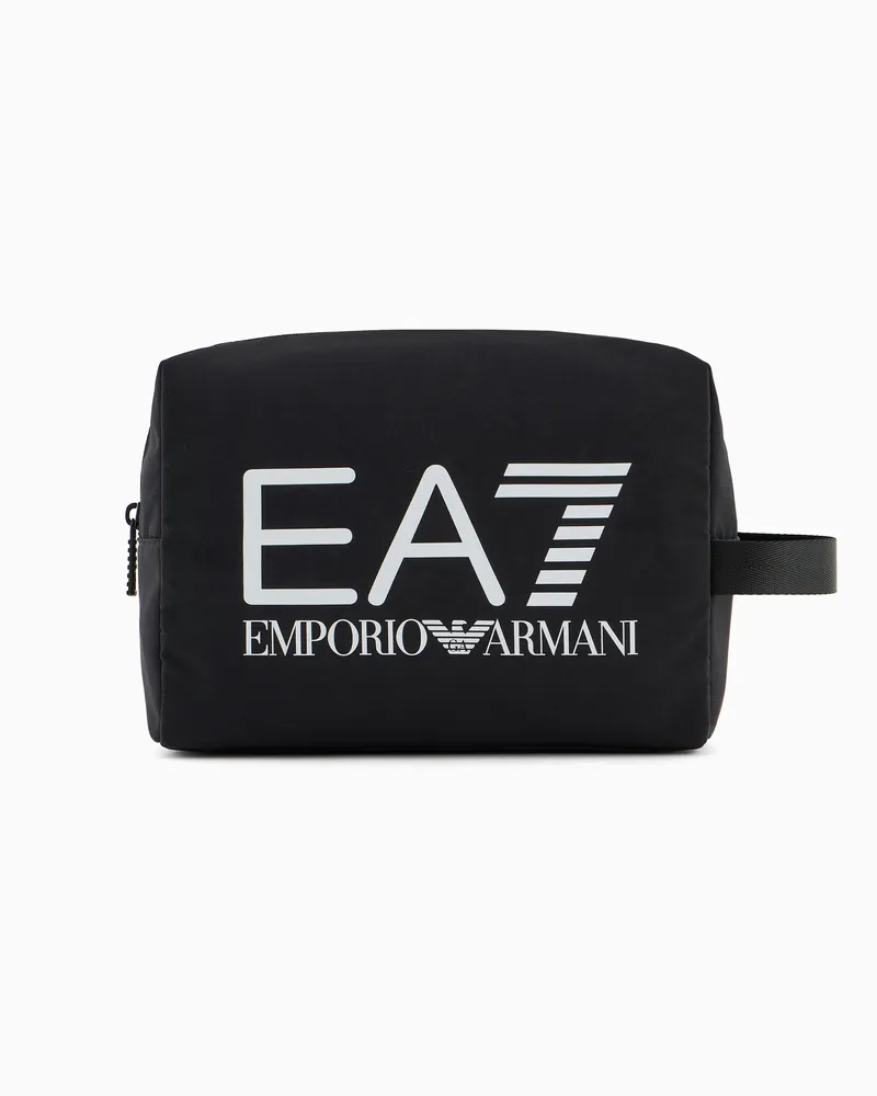EA7 Beauty-Case mit Maxi-Logo Schwarz