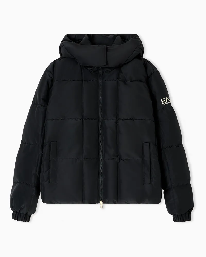 EA7 Gesteppte Jacke mit CALIDUM7-Wattierung Schwarz