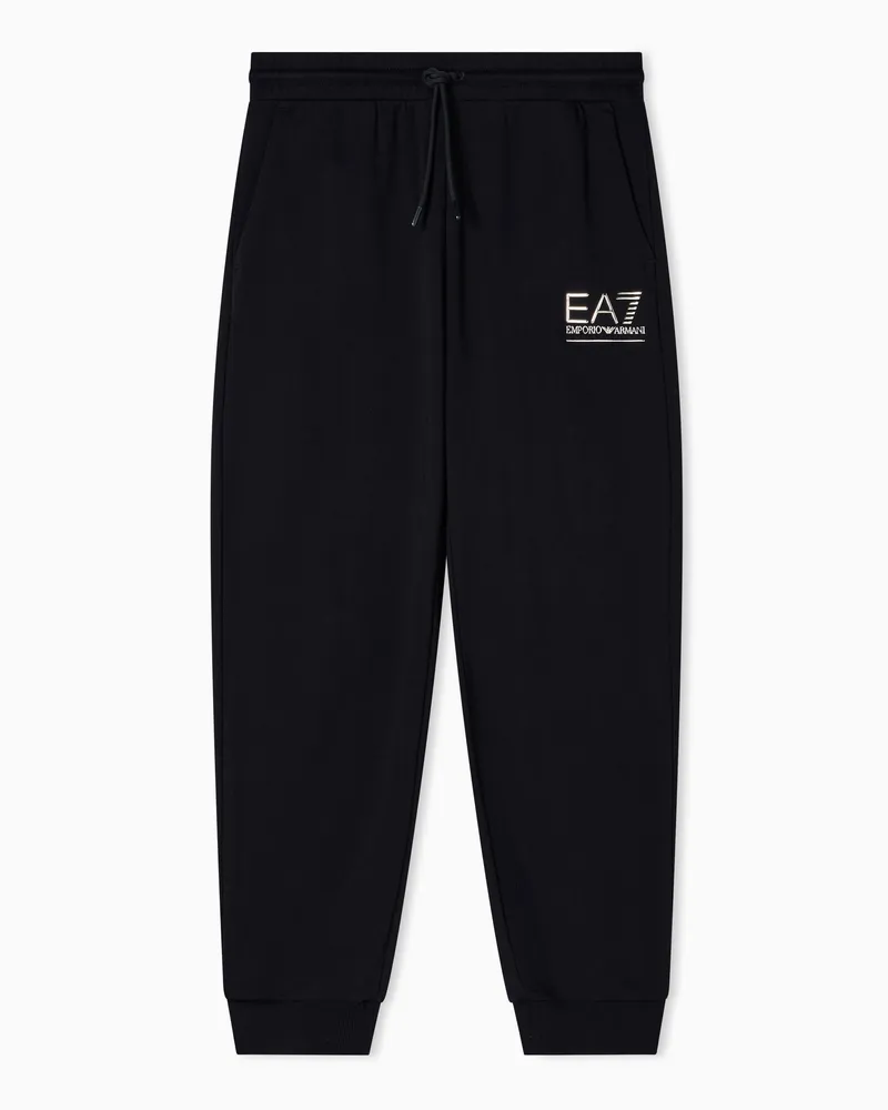 EA7 Visibility Jogginghose aus Baumwollmischung Schwarz