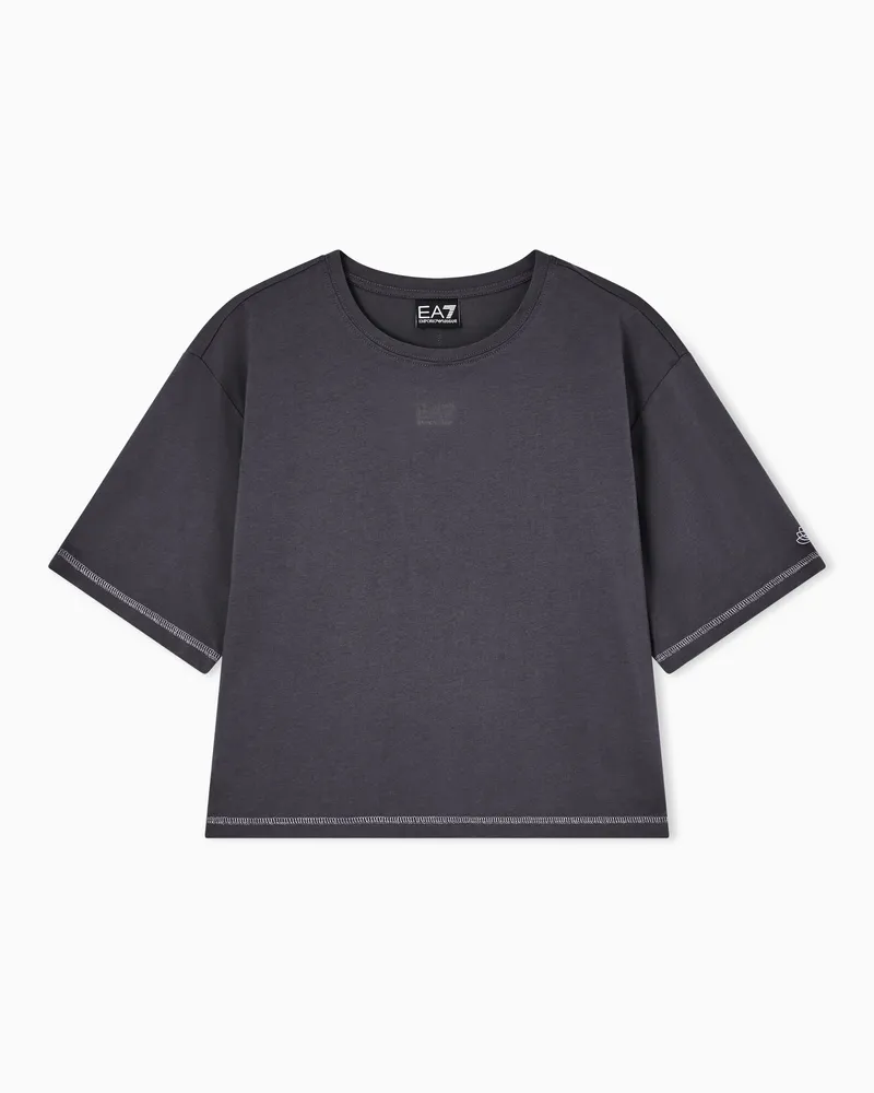 EA7 Fullness T-Shirt aus Vigor7-Jersey Grau