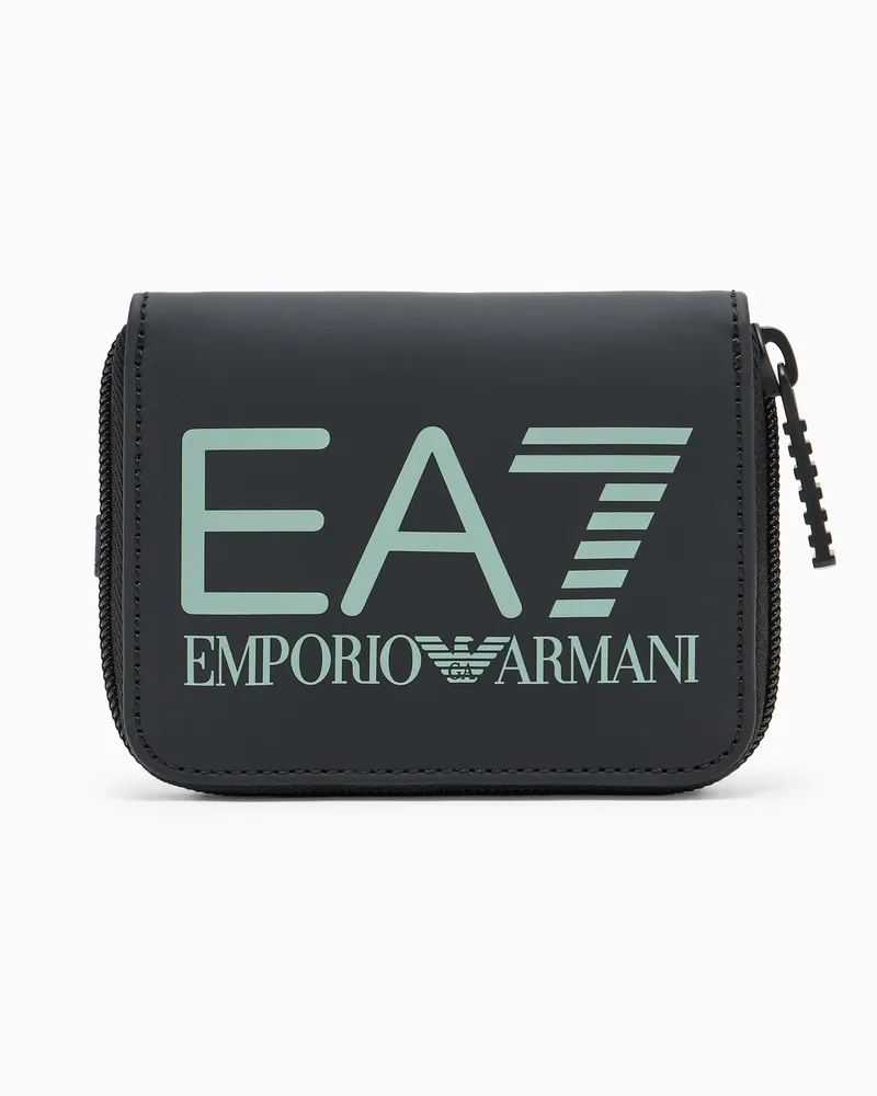 EA7 Portemonnaie mit Maxi-Logo Schwarz
