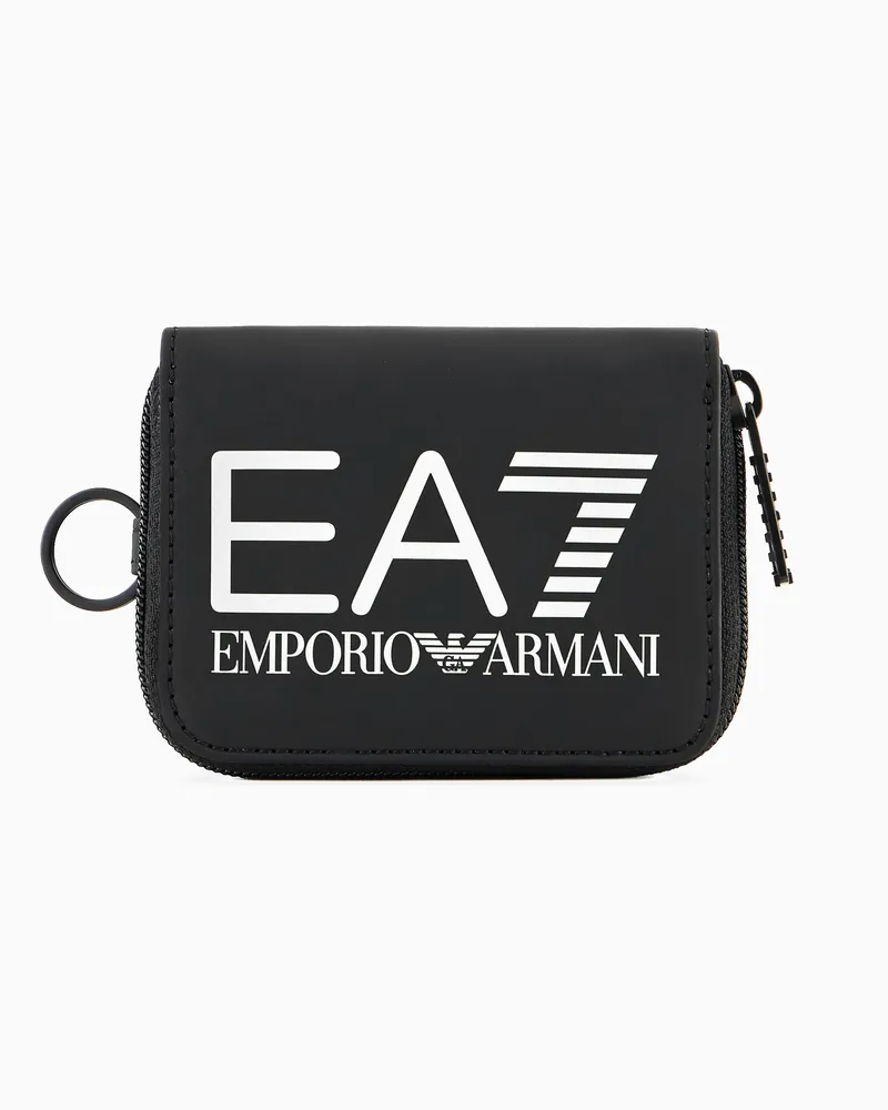 EA7 Portemonnaie mit Maxi-Logo Schwarz