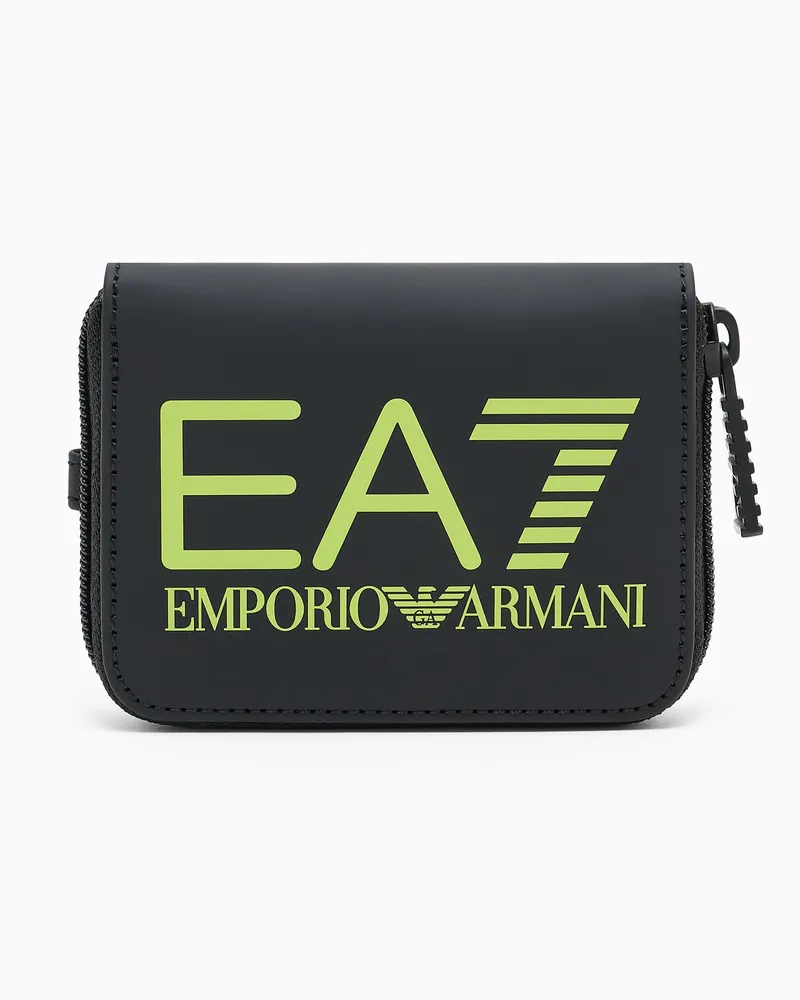 EA7 Portemonnaie mit Maxi-Logo Schwarz