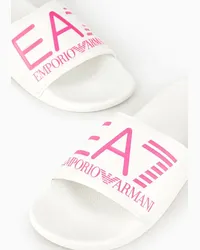 EA7 Pantolette mit Maxi-logo Zweifarbig