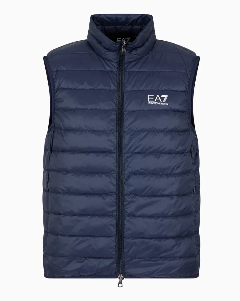 EA7 Core Identity Packbare Weste Blau