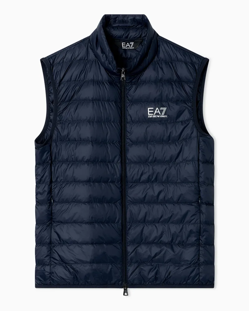 EA7 ASV Packbare Weste Core Identity Blau