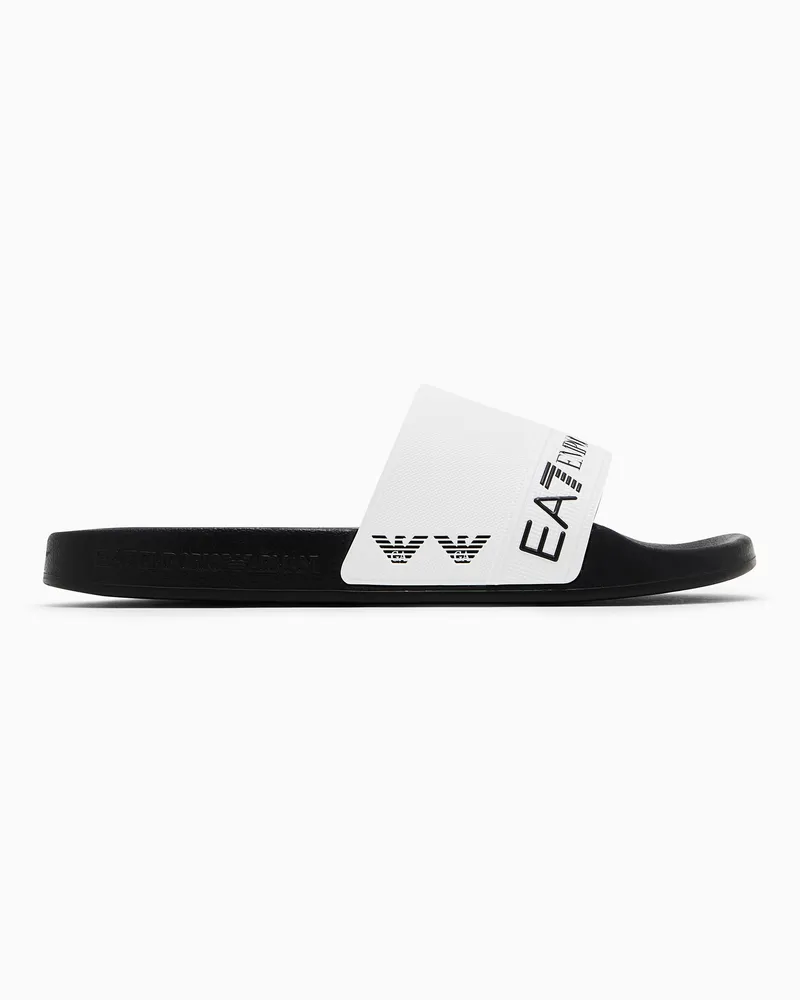 EA7 Slides Weiß