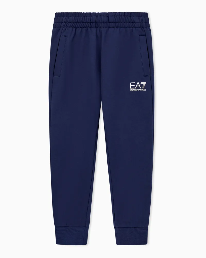 EA7 Core Identity Boy Jogginghose aus Baumwolle Marineblau