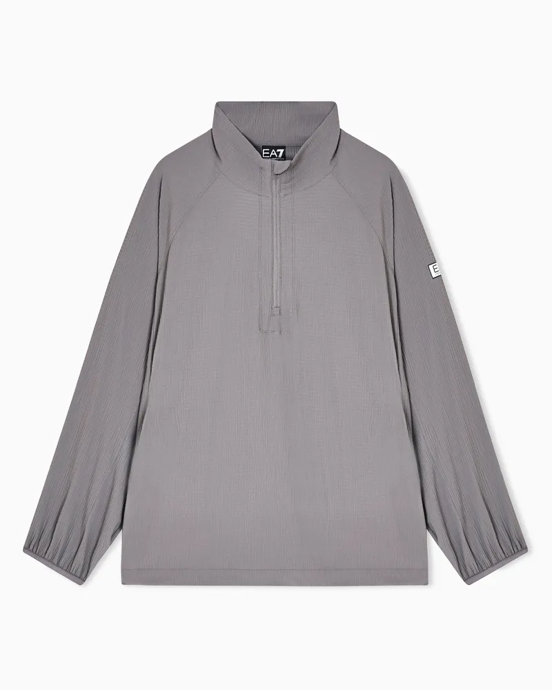 EA7 Dynamic Athlete Sweatshirt aus Natural VENTUS7 Funktionsgewebe Grau